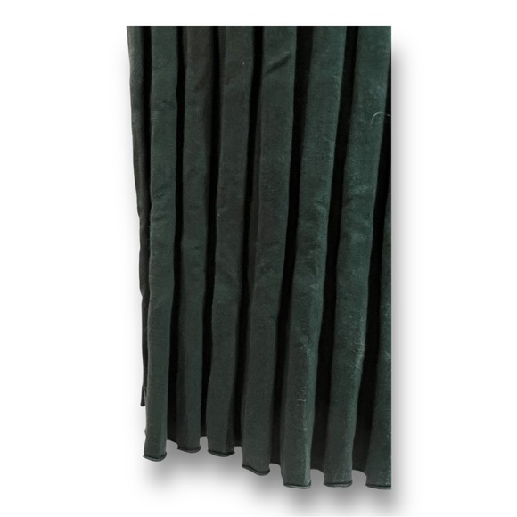 A NEW DAY Forest Green pleated knit Maxi Skirt SZ M - Picture 8 of 9